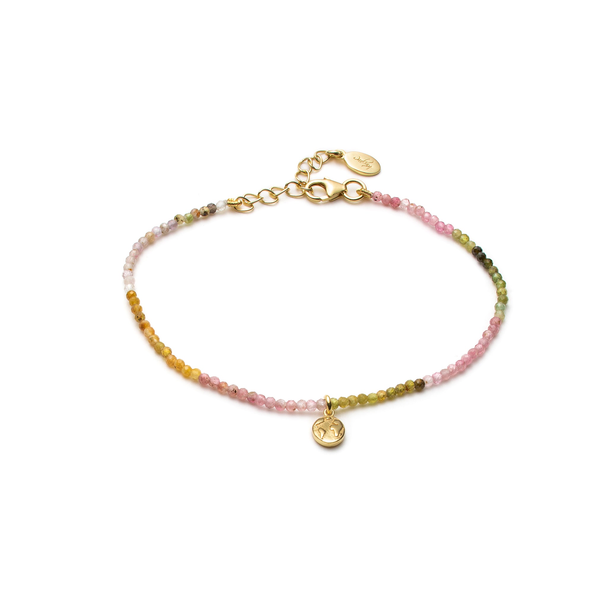 Moder Jord 🌍 Tourmaline Perle-armbånd