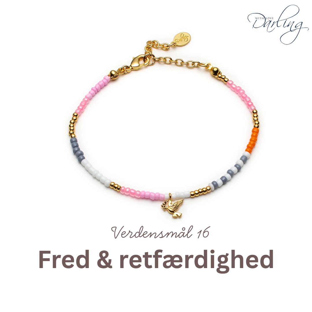Fred Pink  Perlearmbånd