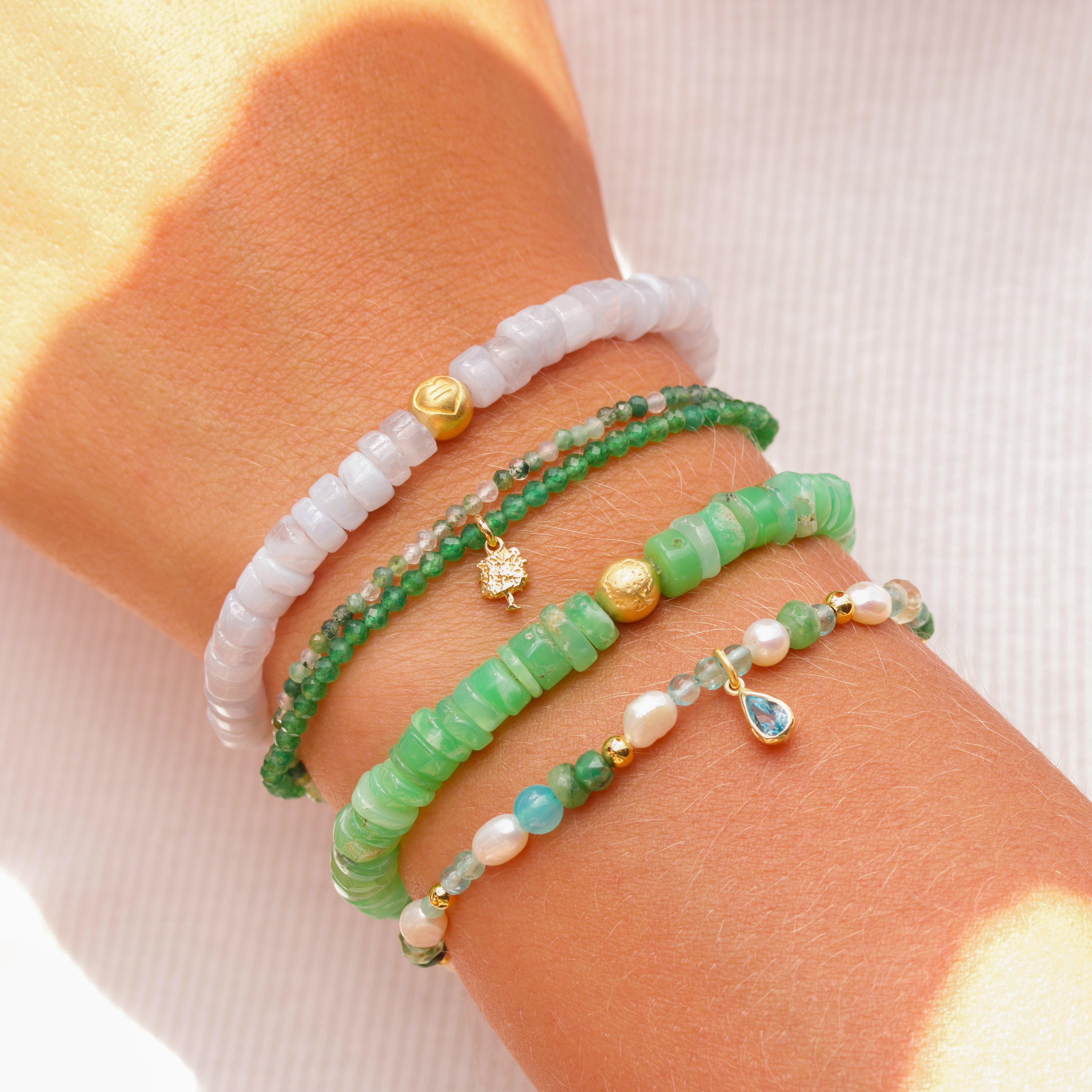 VanddrĂ„beđ§ Pure Perle-armbĂ„nd