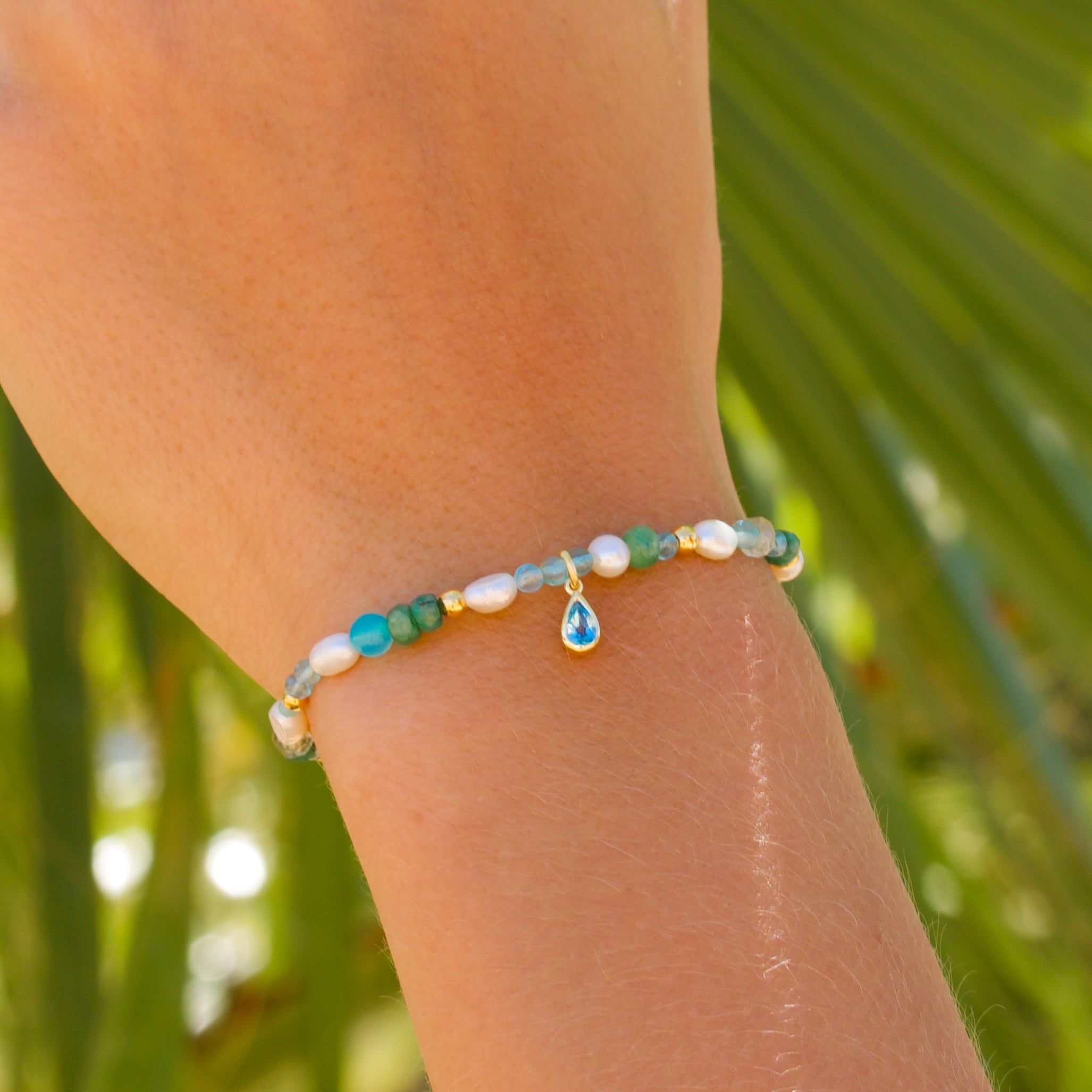 VanddrĂ„beđ§ Pure Perle-armbĂ„nd