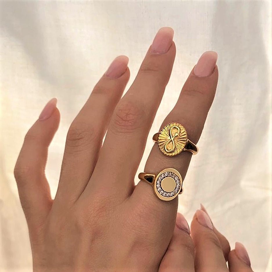 Livets cirkel Signet Ring