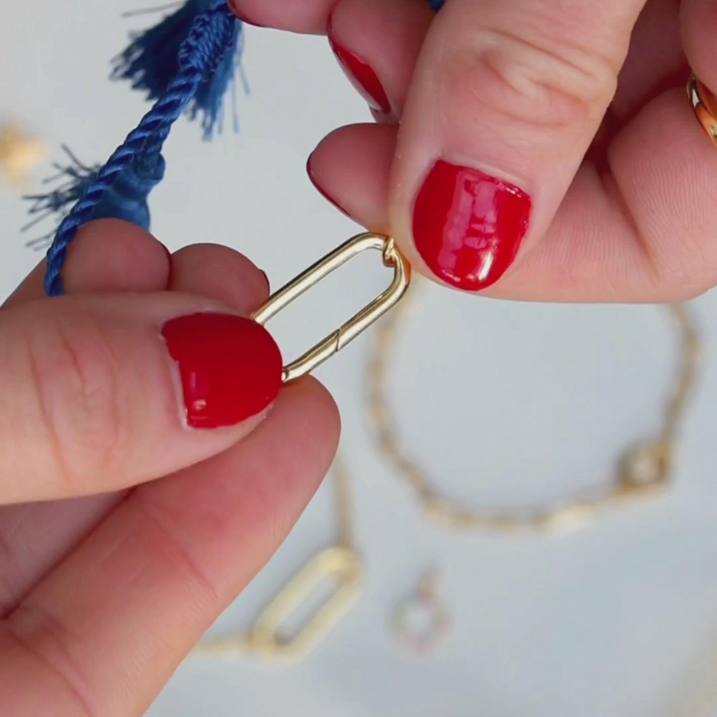 Smile charms armbånd