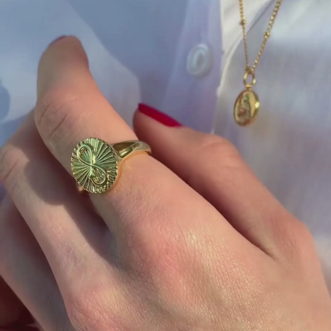 Uendelighed Signet Ring