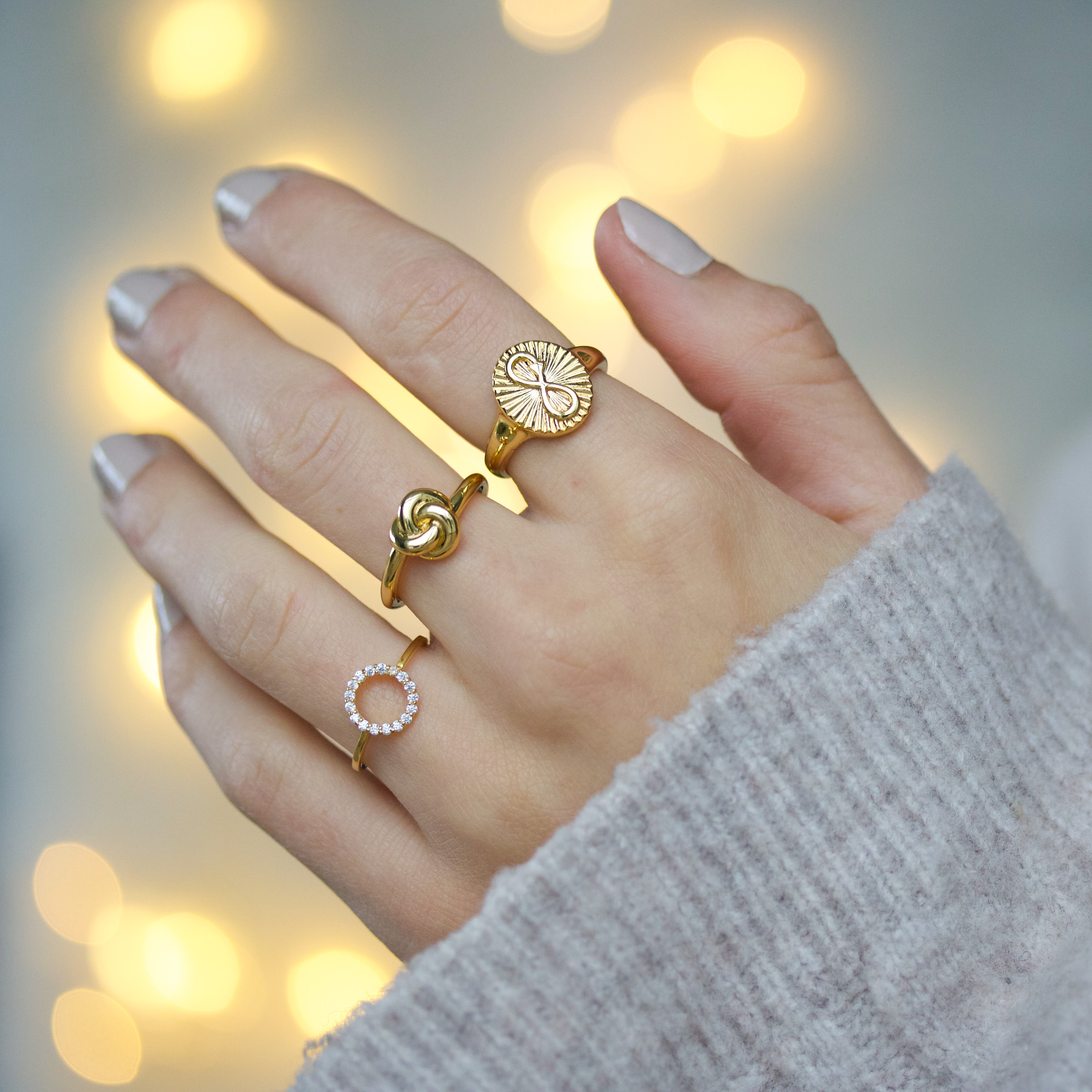 Uendelighed Signet Ring
