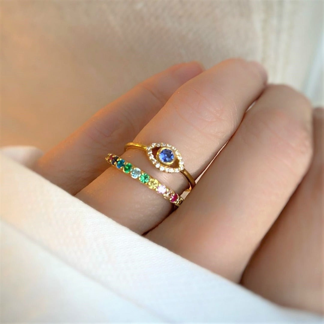 Sparkly Øje Ring
