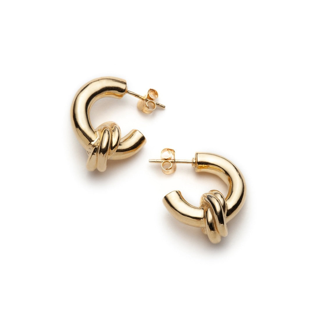 Knob Hoops Earrings