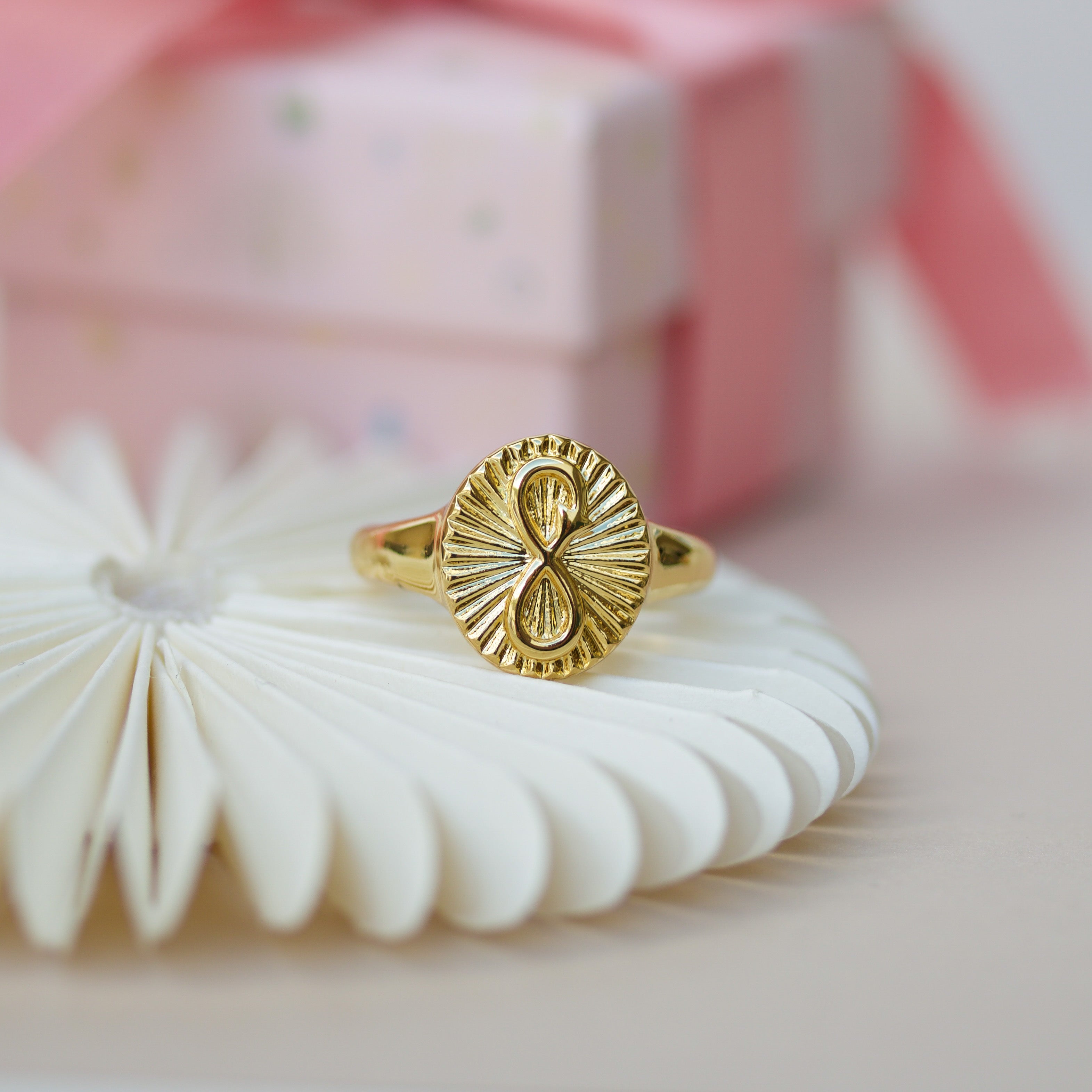 Uendelighed Signet Ring