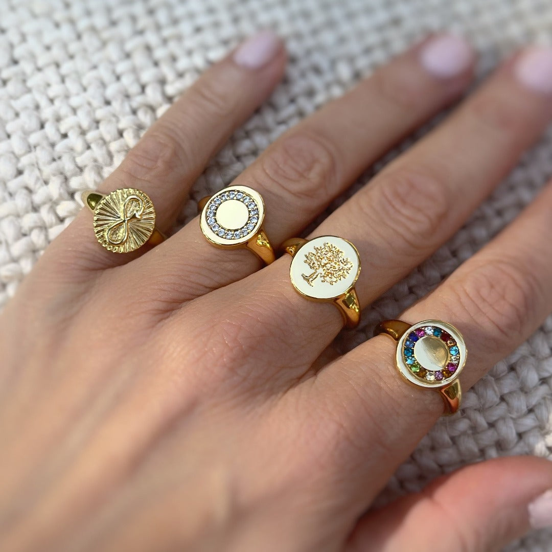Partnerskab Signet Ring