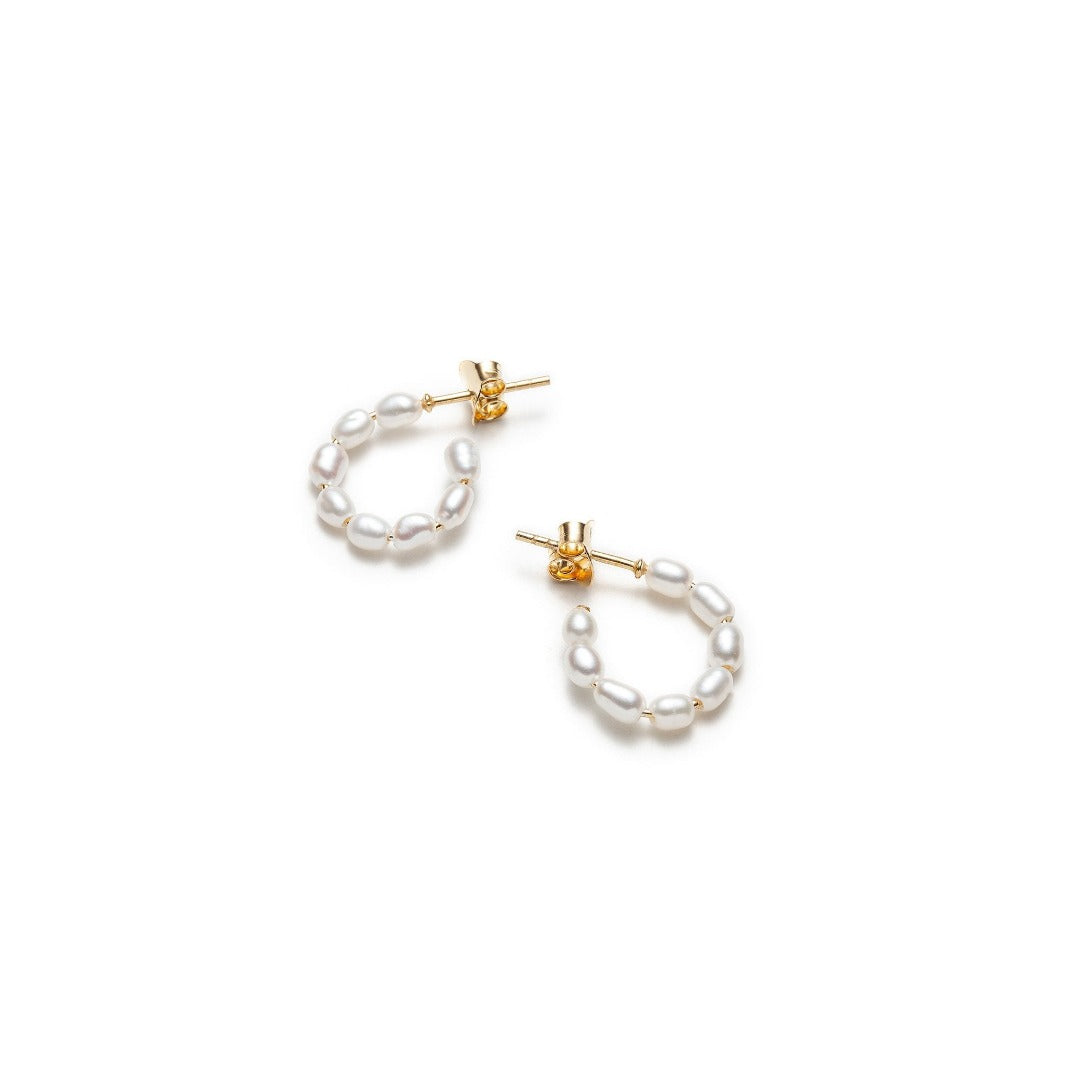 Små Perle Hoops