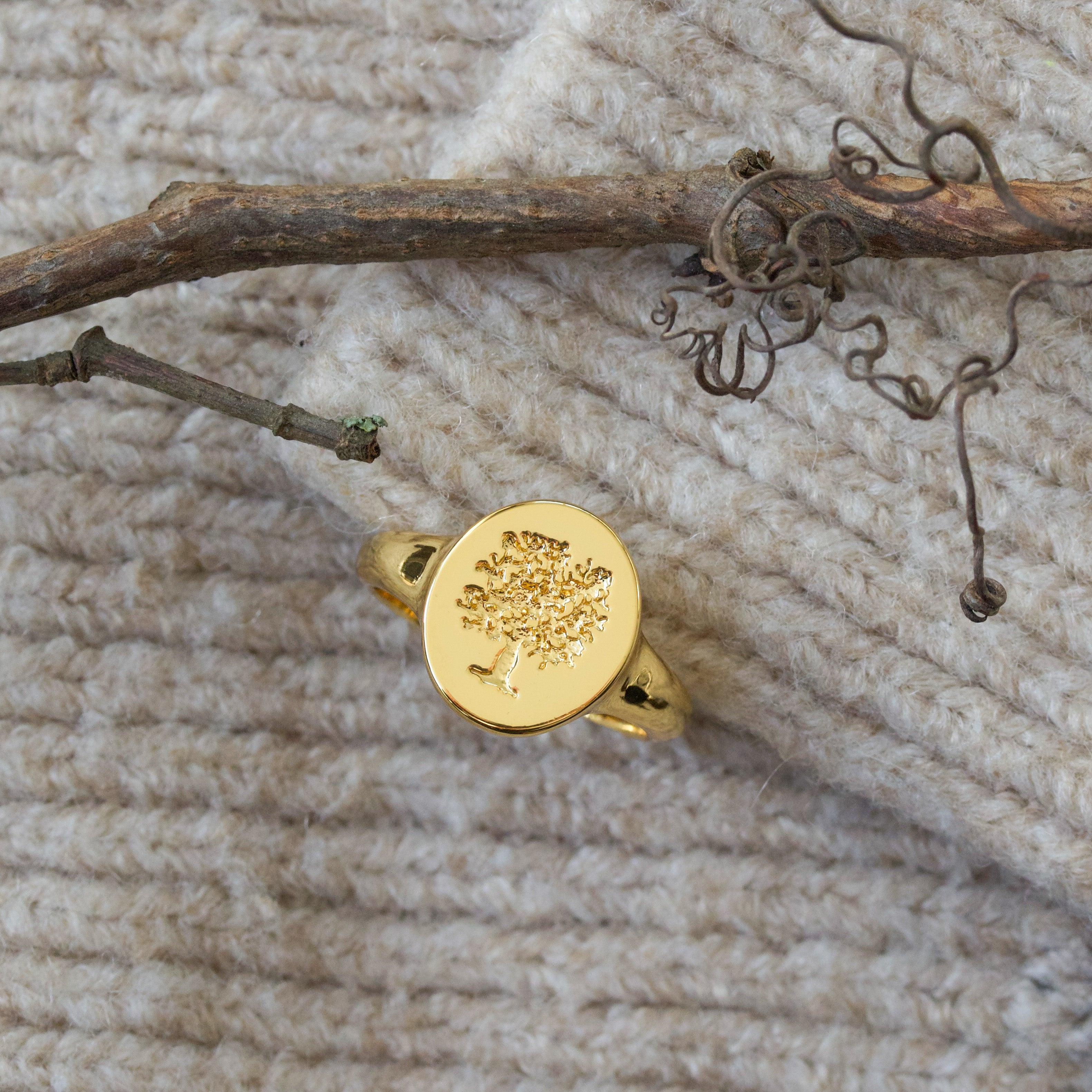Livets Træ 🌳 Signet Ring