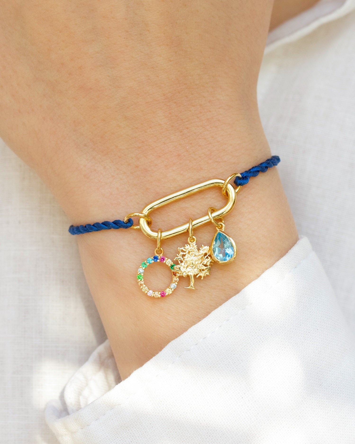 Smile charms armbånd