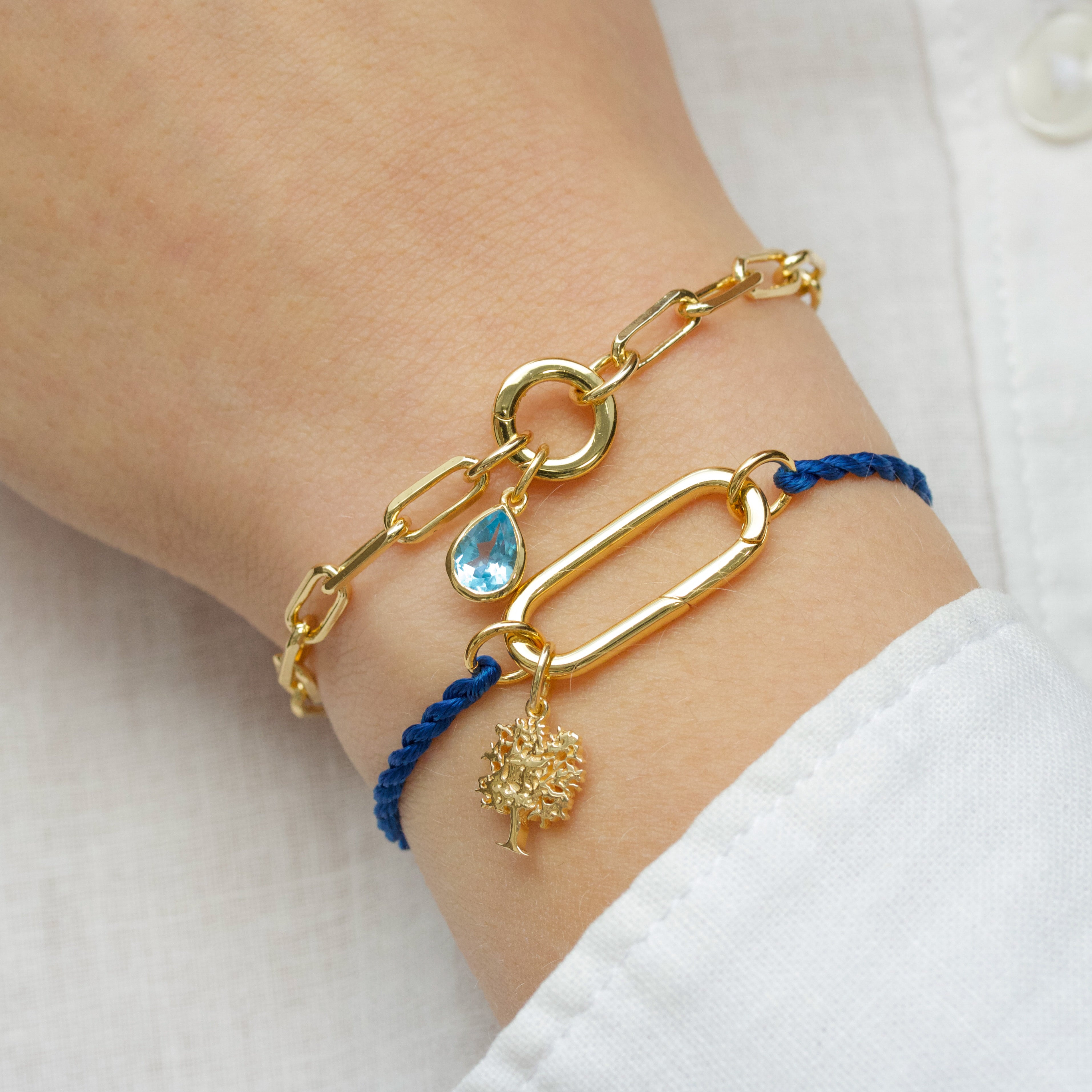 Smile charms armbånd
