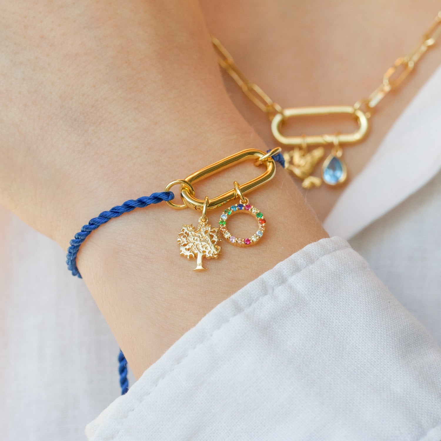 Smile charms armbånd