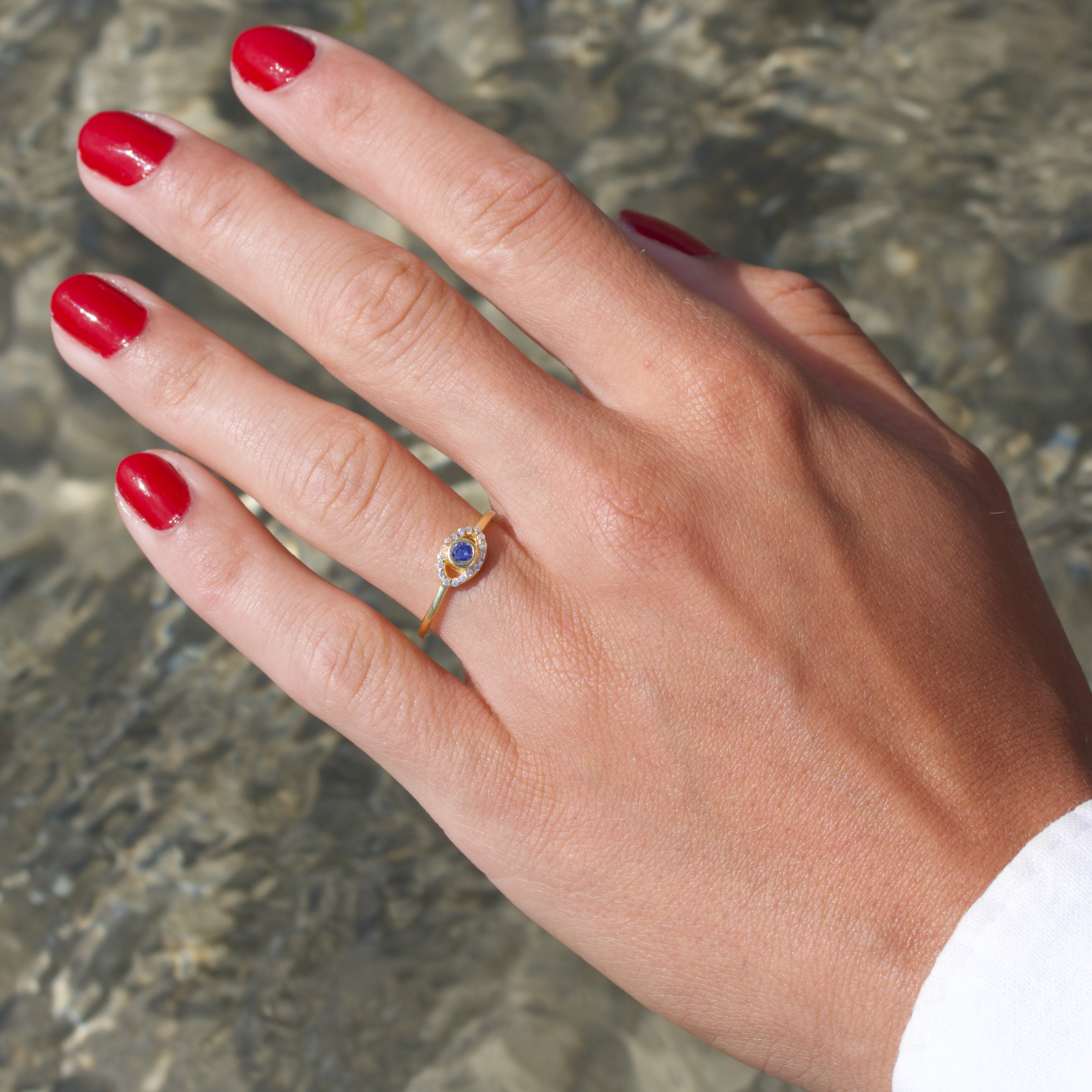 Sparkly Øje Ring