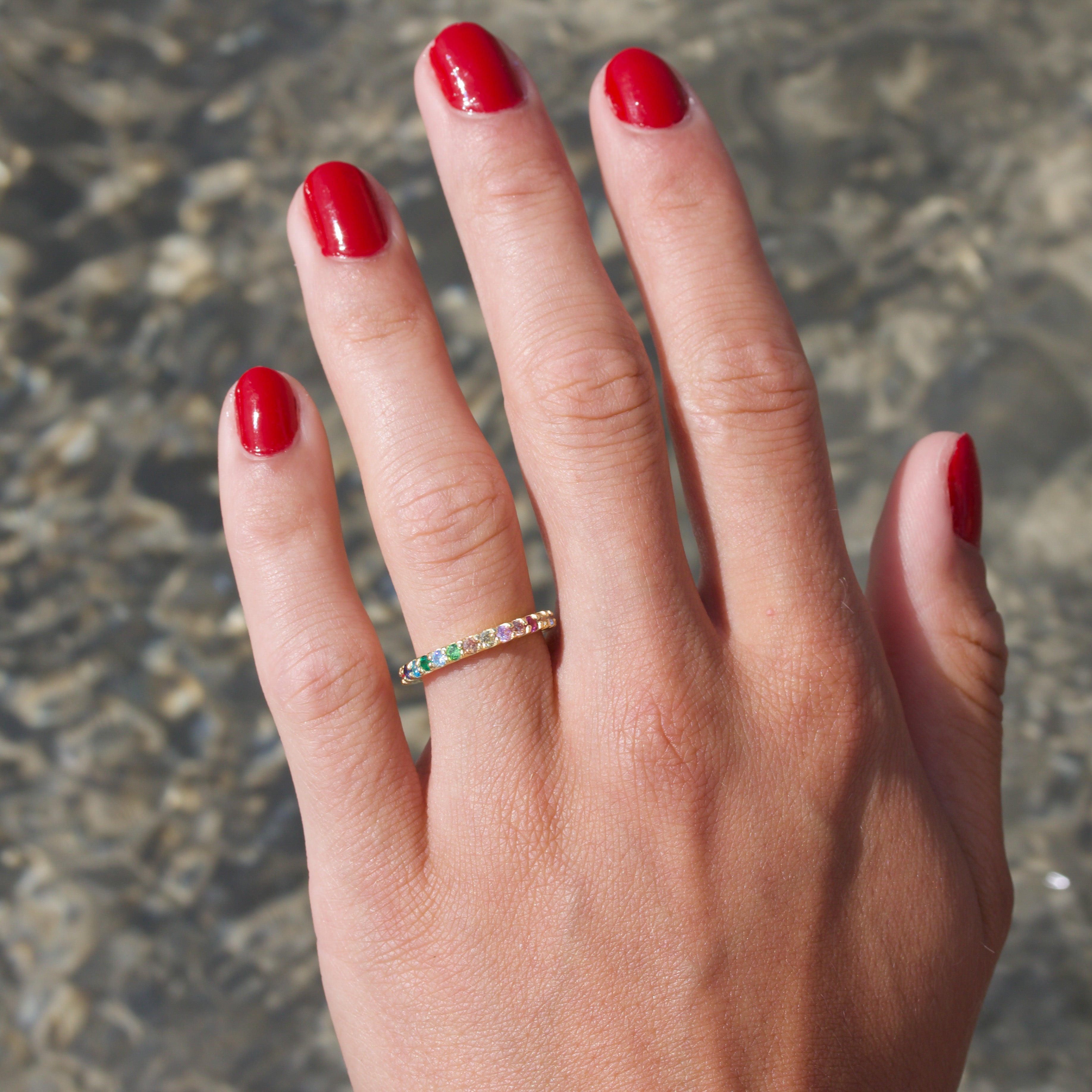 Regnbue Ring