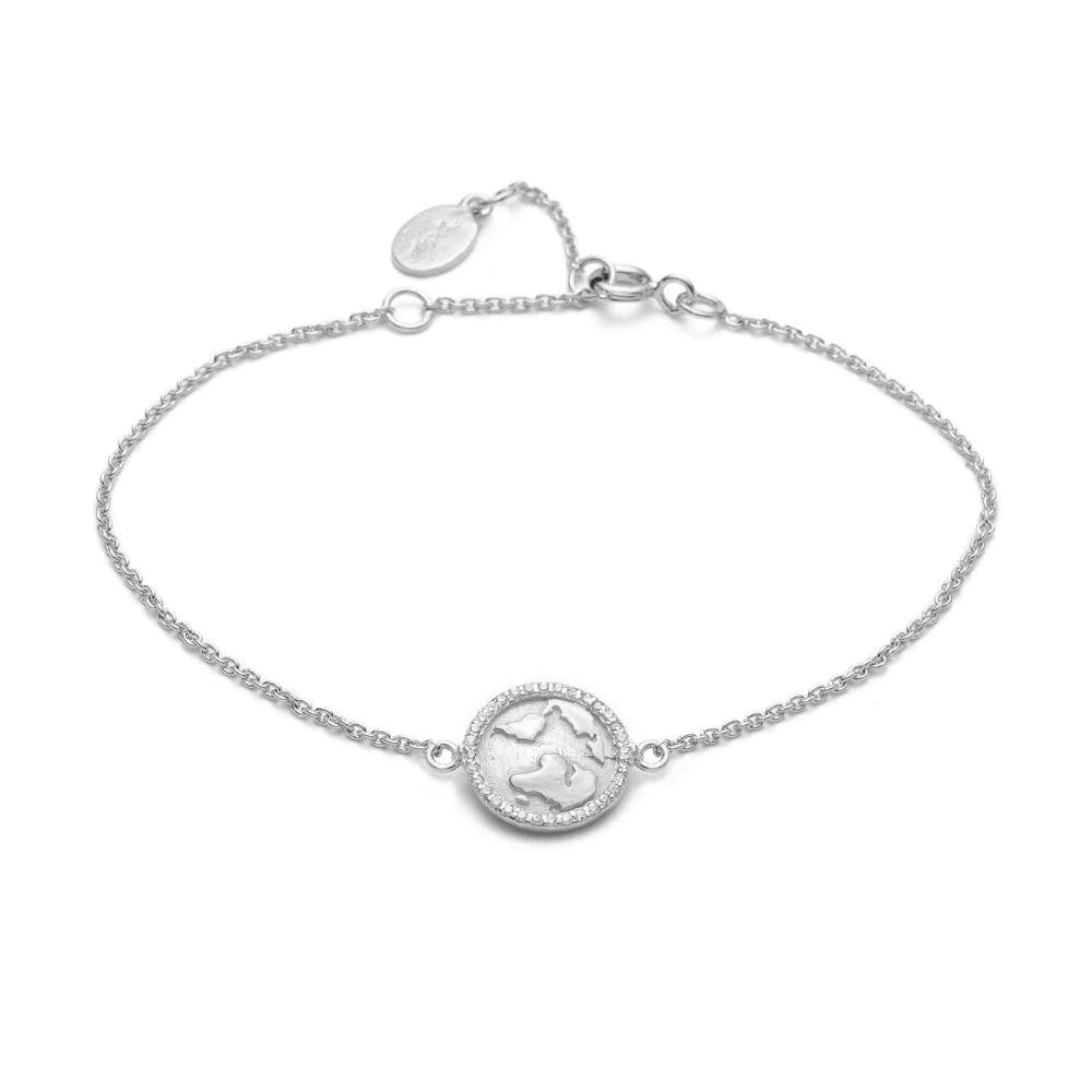 Moder Jord  🌍 Armbånd Sølv