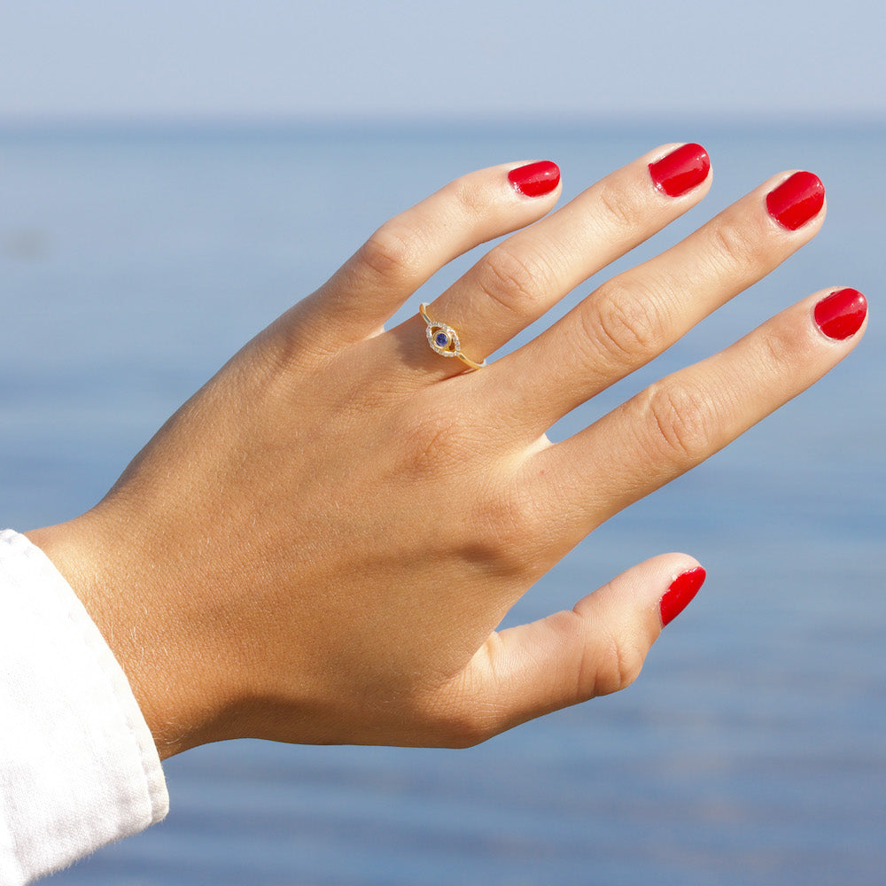 Sparkly Øje Ring