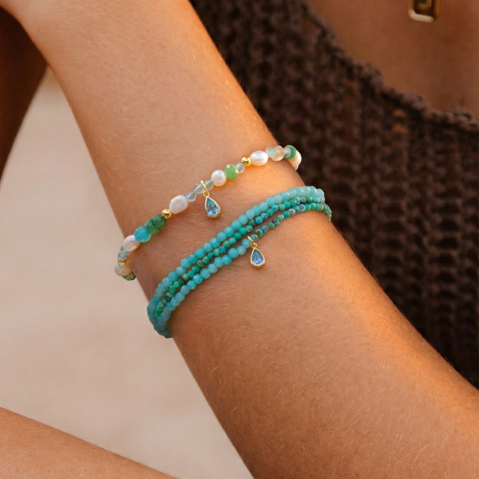 Vanddråbe Pure Perle-armbånd