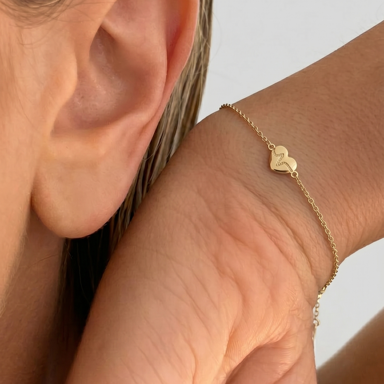 Hjerteslag Armbånd Sølv