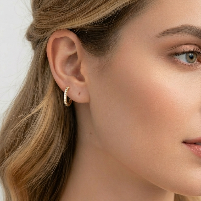 Sparkly Hoops
