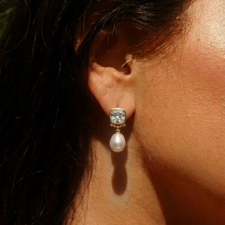Cascade Pearl Øreringe