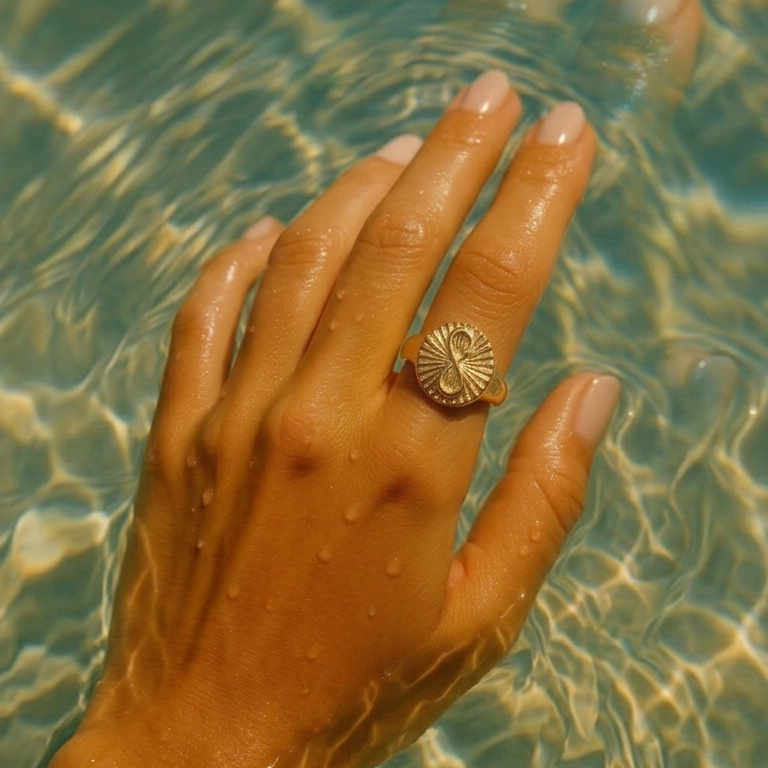 Uendelighed Signet Ring