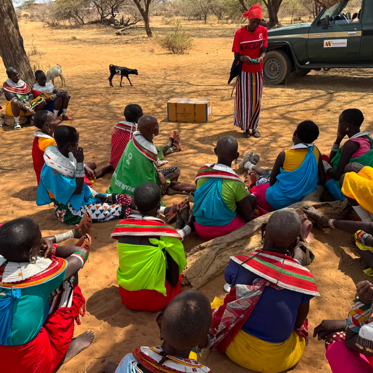 Send et sæt til en pige i Kenya
