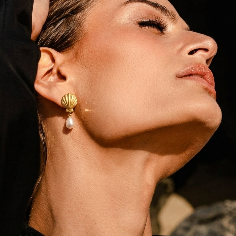 Mini Paloma Pearl ørering