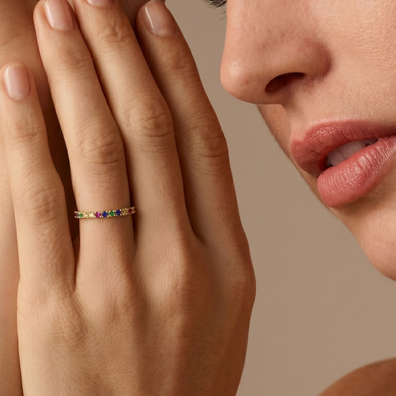 Regnbue Ring