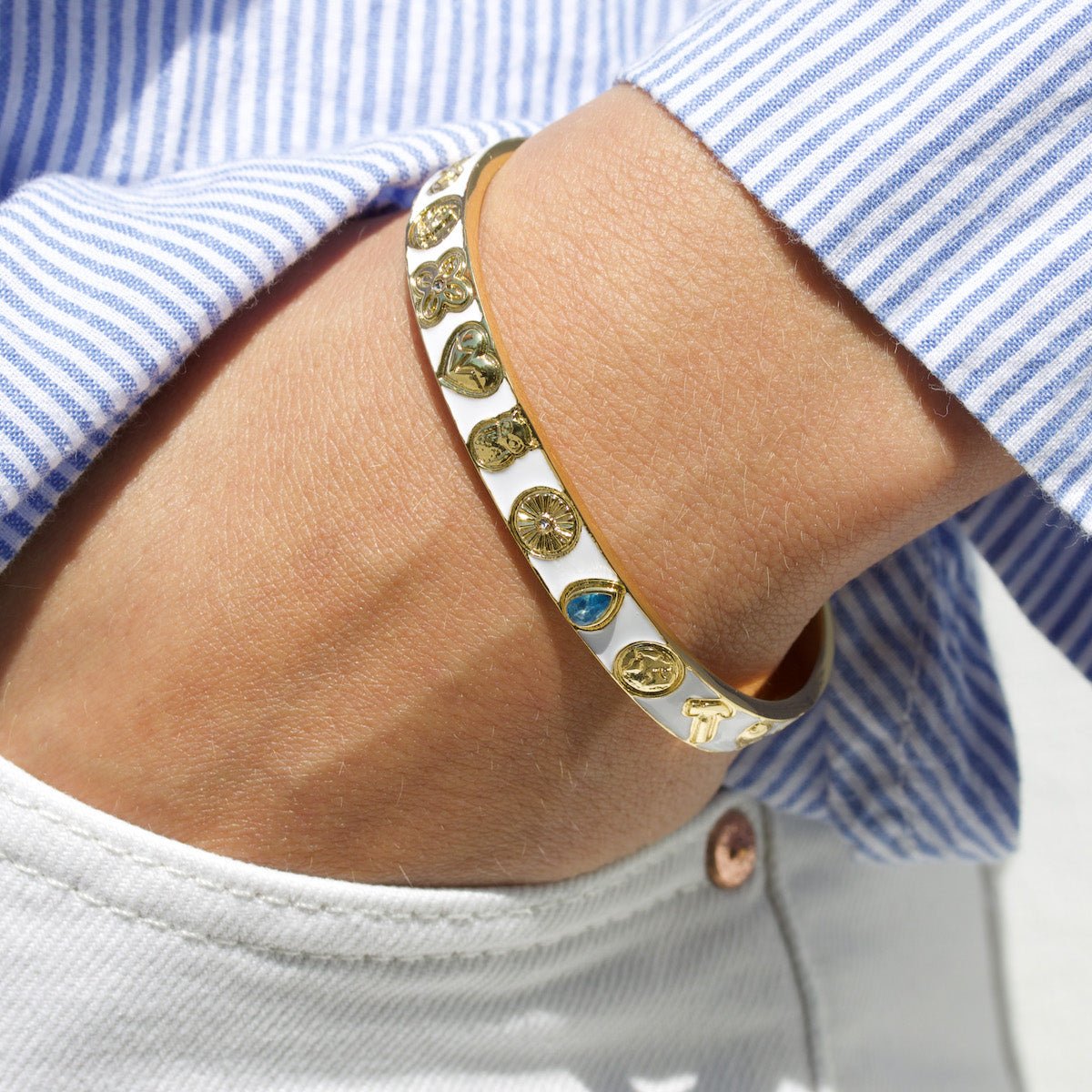 Verdensmål Armring Hvid